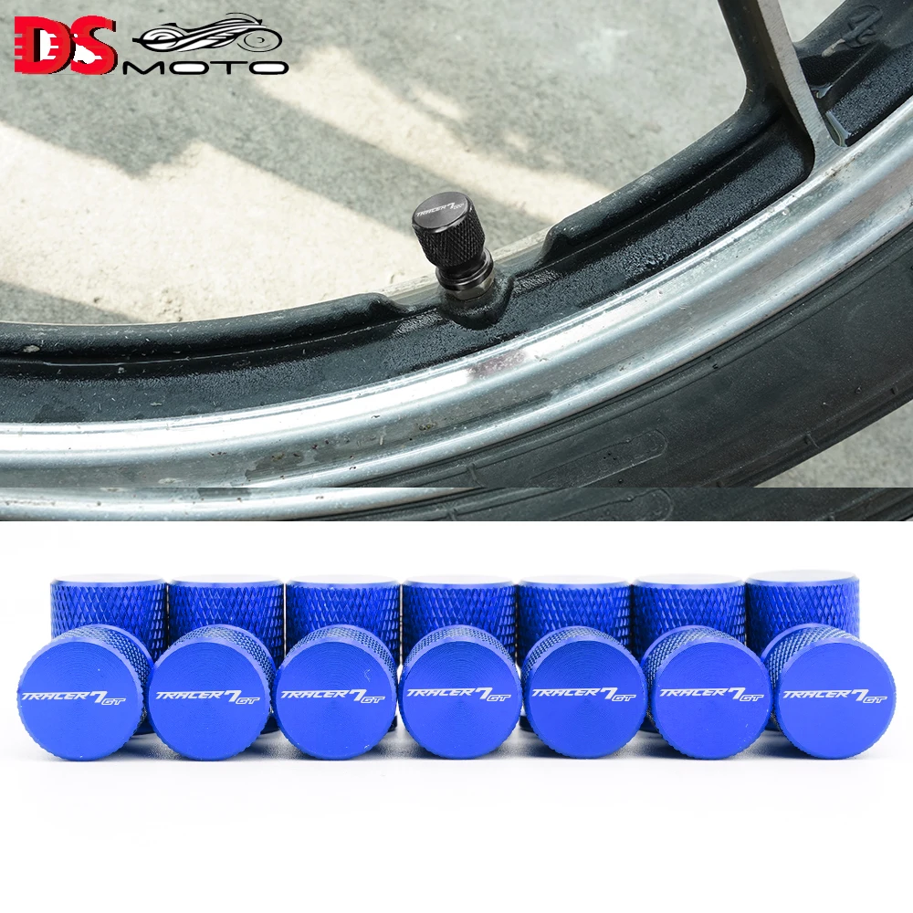 

For Yamaha TRACER 7 GT 7GT TRACER7/GT 2021 2022 2023 NEW Motorcycle CNC Aluminum Accessories Wheel Tire Valve Stem Caps Covers