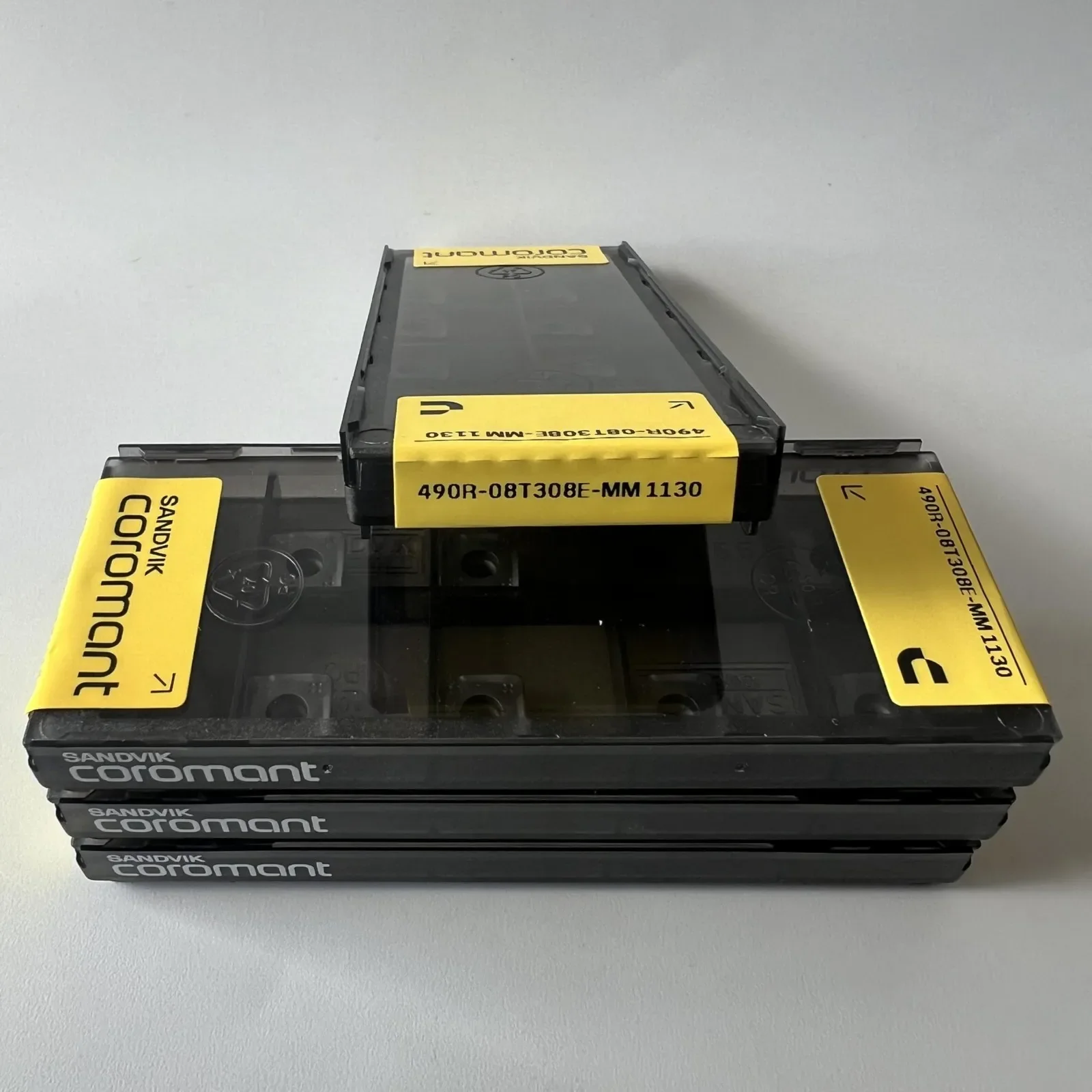 SANDVIK  490R-08T308E-MM 1130  Оригинальное шведское лезвие из твердого сплава, 10 шт. (art.: 3920d2fbf4e61) - 3920d2fbf4e61