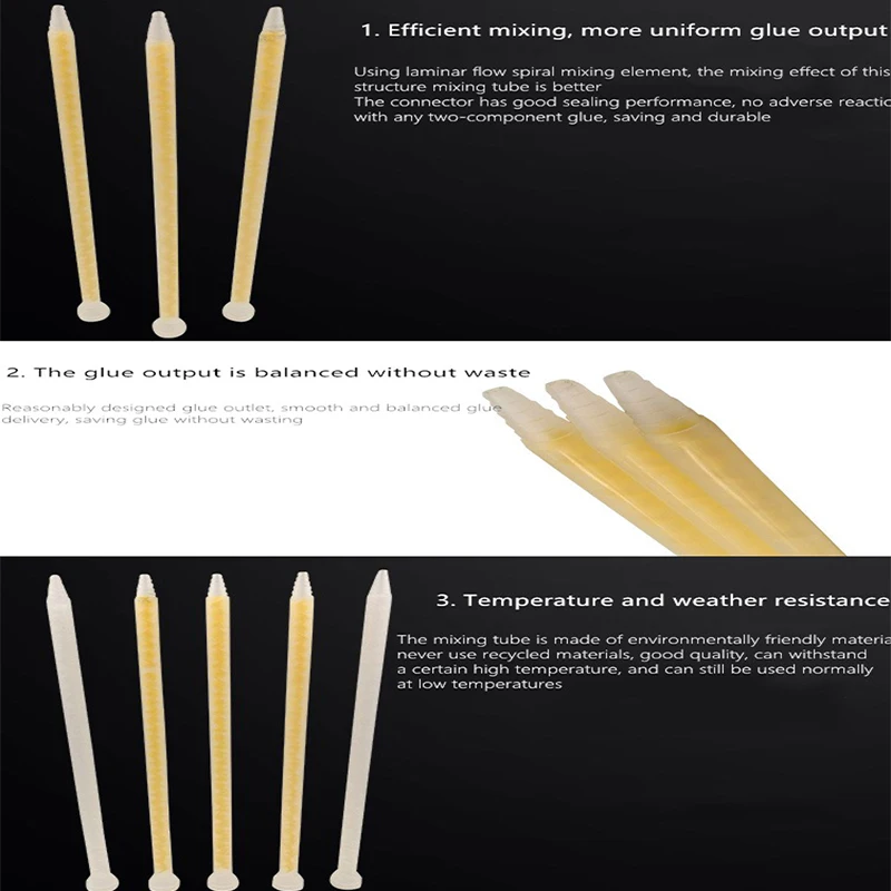 Пластиковая смешивающая трубка MC/MS 05-32 статический быстрорежущий диспенсер клея