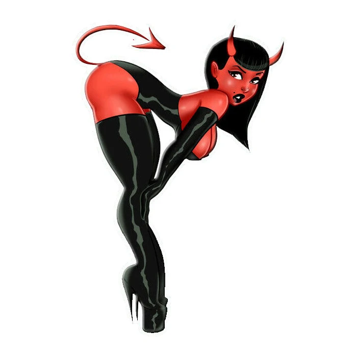 

Sexy female demon decals hell girl anime car stickers motorcycle trunk helmet surfboard suitcase camper sticker