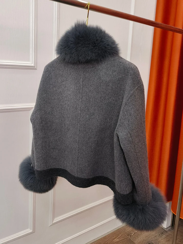 Корейский стиль тонкая женская осенняя шерстяная короткая куртка с воротником