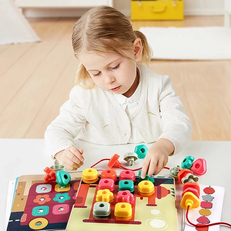

Composite Partten Creative Mosaic Mushroom 3D Puzzles Art Button Nail Kit Educational Toys For 0-36 Month Children Kids Toys