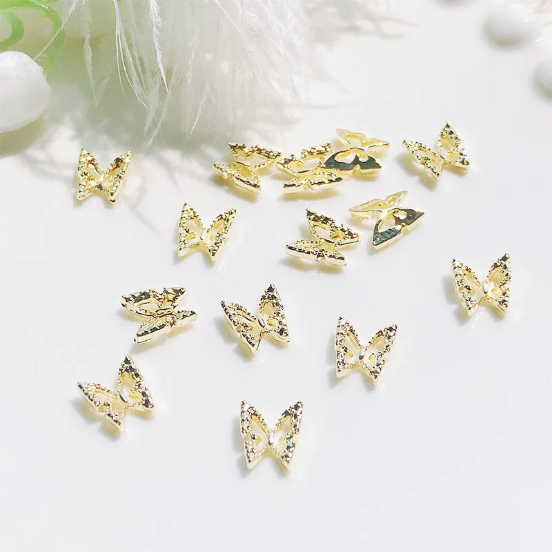 

100 шт. Блестящие бабочки с цирконами для ногтей, блестки, 3D бриллианты, ювелирные изделия «сделай сам», Профессиональная часть, маникюр, украшения для ногтей,