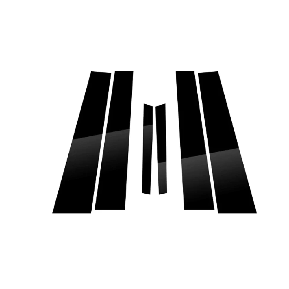 

Автомобильные аксессуары для Mercedes Benz ML W164 2006 ~ 2011 350 450 500 6 шт., отделка окон, колонны B C, аксессуары для автомобиля