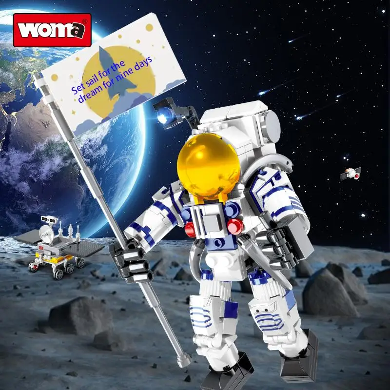 

WOMA TOYS Retail Sales Space Building Block Set Mini Figures MOC
