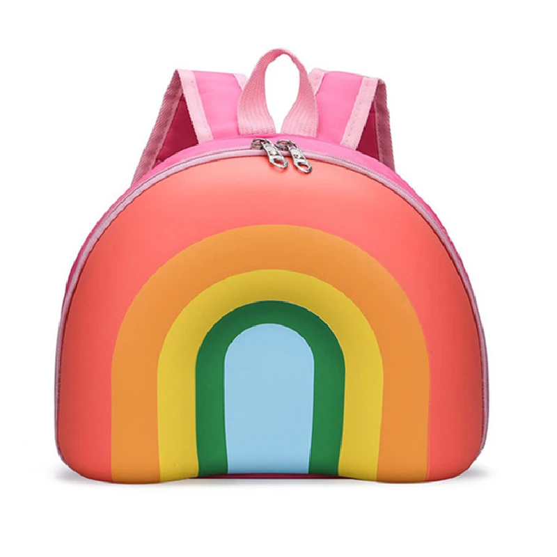 Primary Cartoon School Anime Bag 3D Cake Rainbow Doughnut Bag Girl Boy Travel Bag In Kindergarten Cute Kids Backpack Mochila