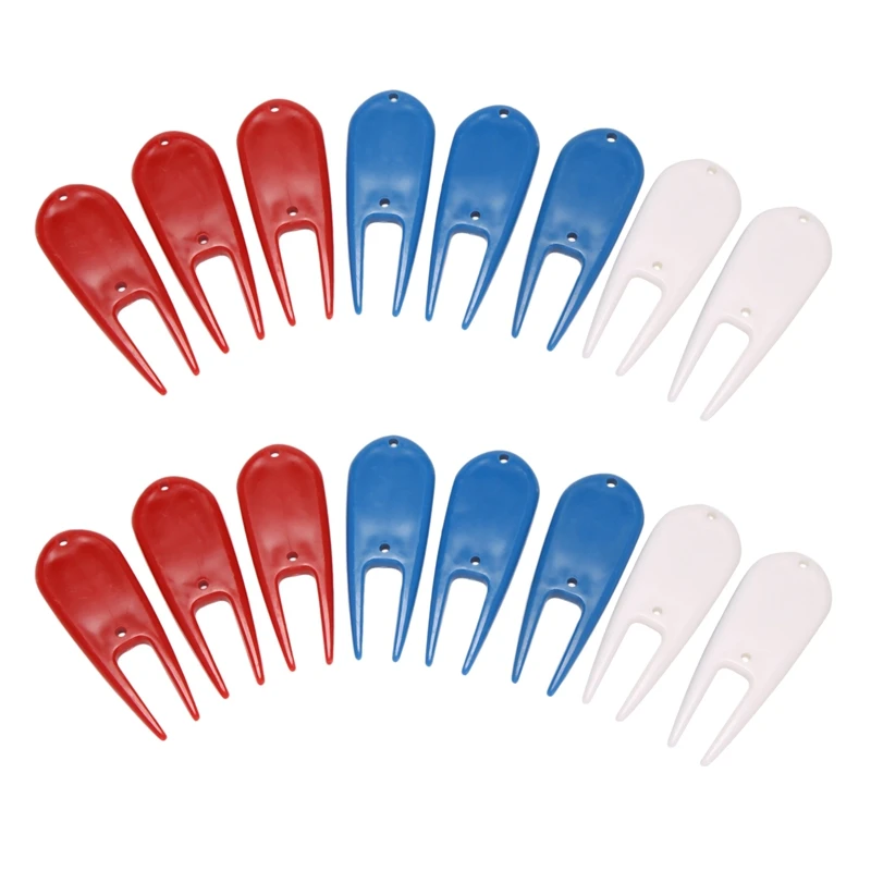 

16 Pcs Tools Divots Ranges Golf Plastic Golf Accessories