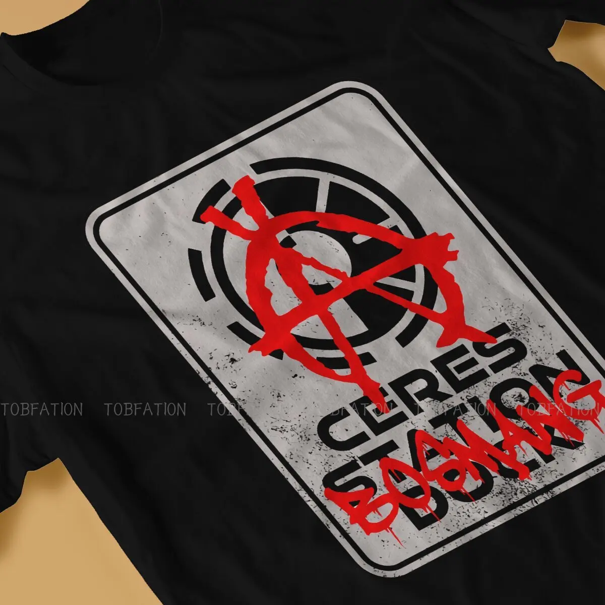 Мужская футболка с коротким рукавом и надписью Станция Джо |