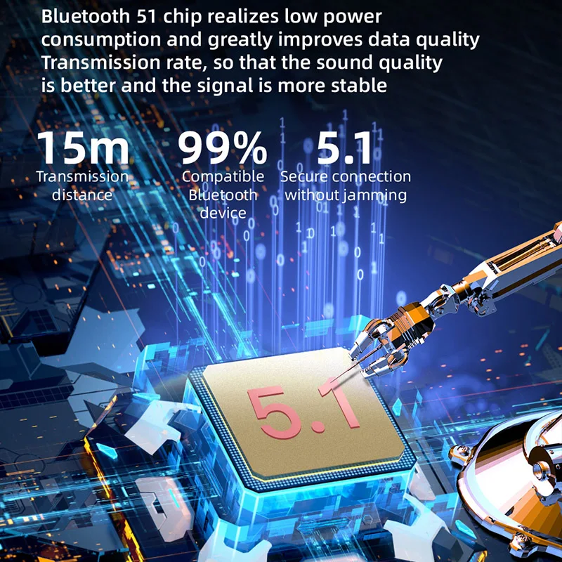 Беспроводные наушники E50 Bluetooth V5.1 TWS беспроводные наушники-вкладыши Спортивная