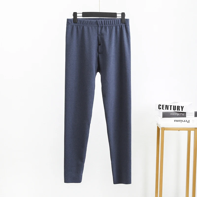 Large Size Men Thicken Thermal Underwear Leggings Winter Warm Mens Thermal Long Pants Plus Size Elastic Thermo Underwear Bottoms