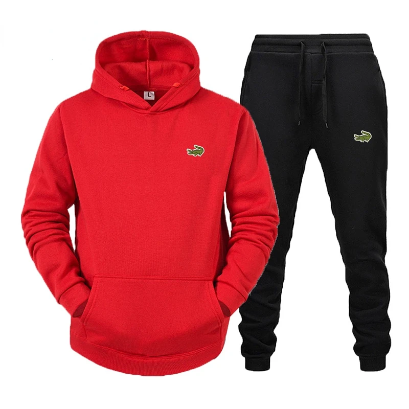 

2022 High quality men's suit fashion casual 2-piece hoodie pullover sportswear jogging suit