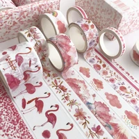 8rollsbox ins diverse styles decorative tape set creative masking sealing sticker student diy notebook washi tape 3m gift box