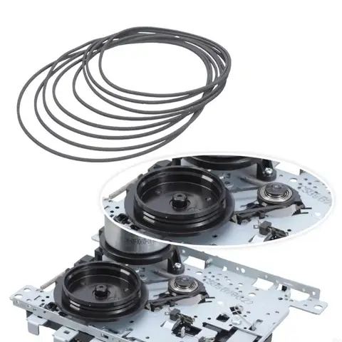 2025 Новый магнитофон резиновый приводной ремень толщины 1,2 мм квадратные резиновые ремни 105 мм-150 мм