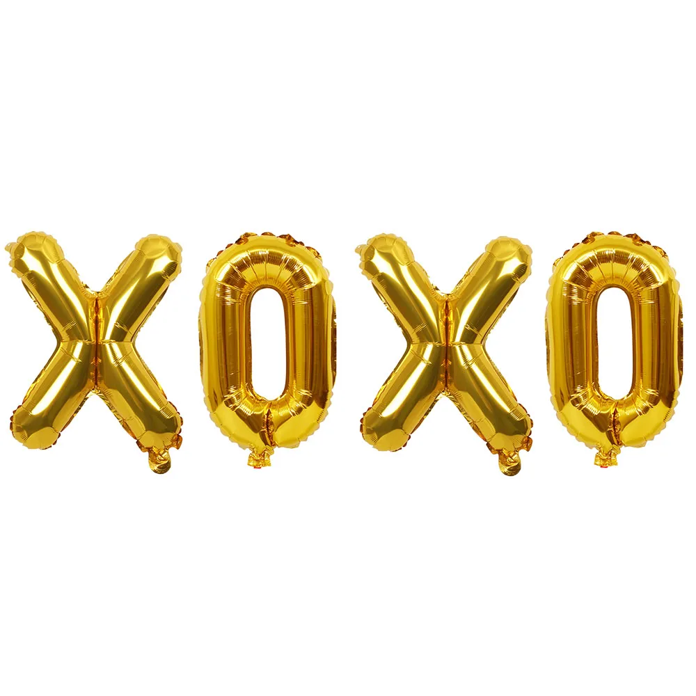 

Розовый золотой воздушный шар Xoxo Popdropparty