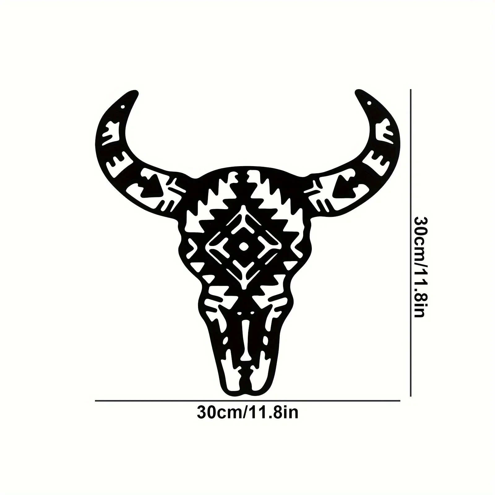 Металлические настенные рисунки в деревенском стиле с изображением коровы и