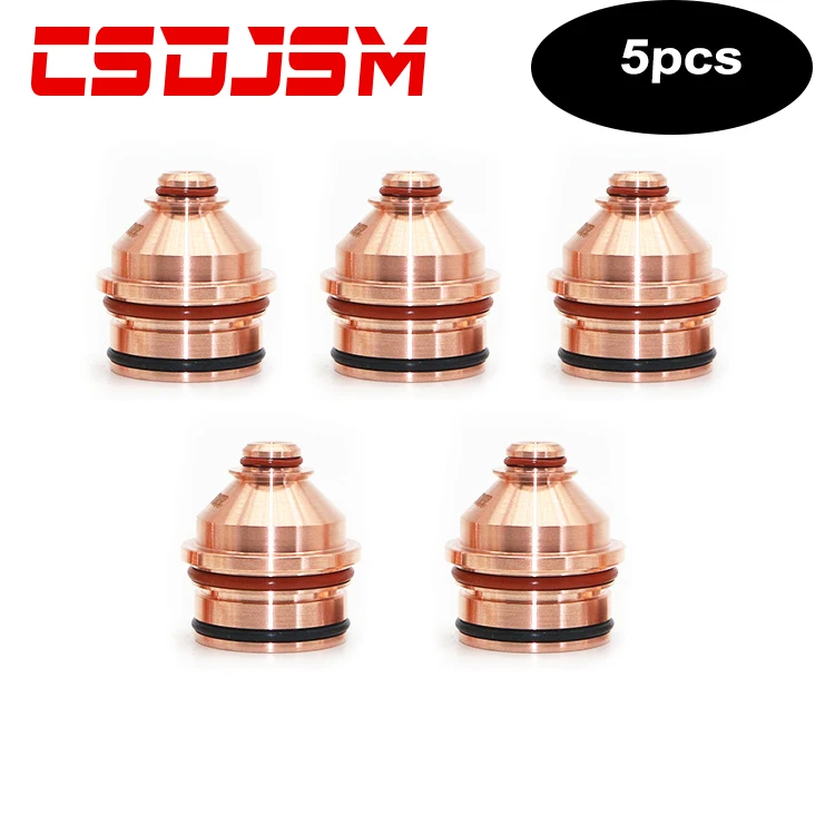 

5Pcs 220182 Plasma Cutter Nozzle Tips For Hypertherm HPR130XD Plasma Torch