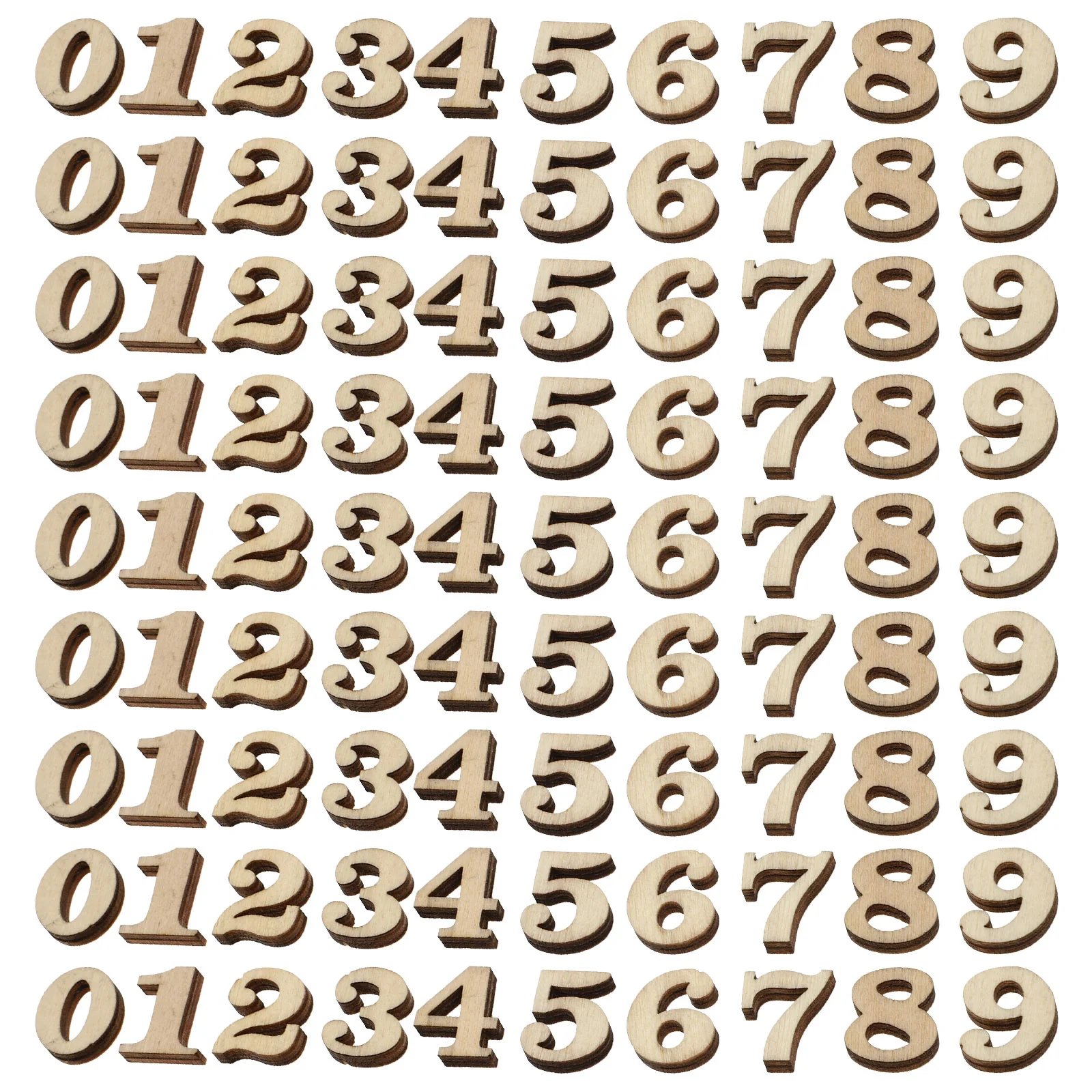 

Wood Wooden Numbers Number Unfinishedcrafts Slices Craft Cutouts Unpainted Mini Embellishments Slice Puzzle Shapes Blocks Diy