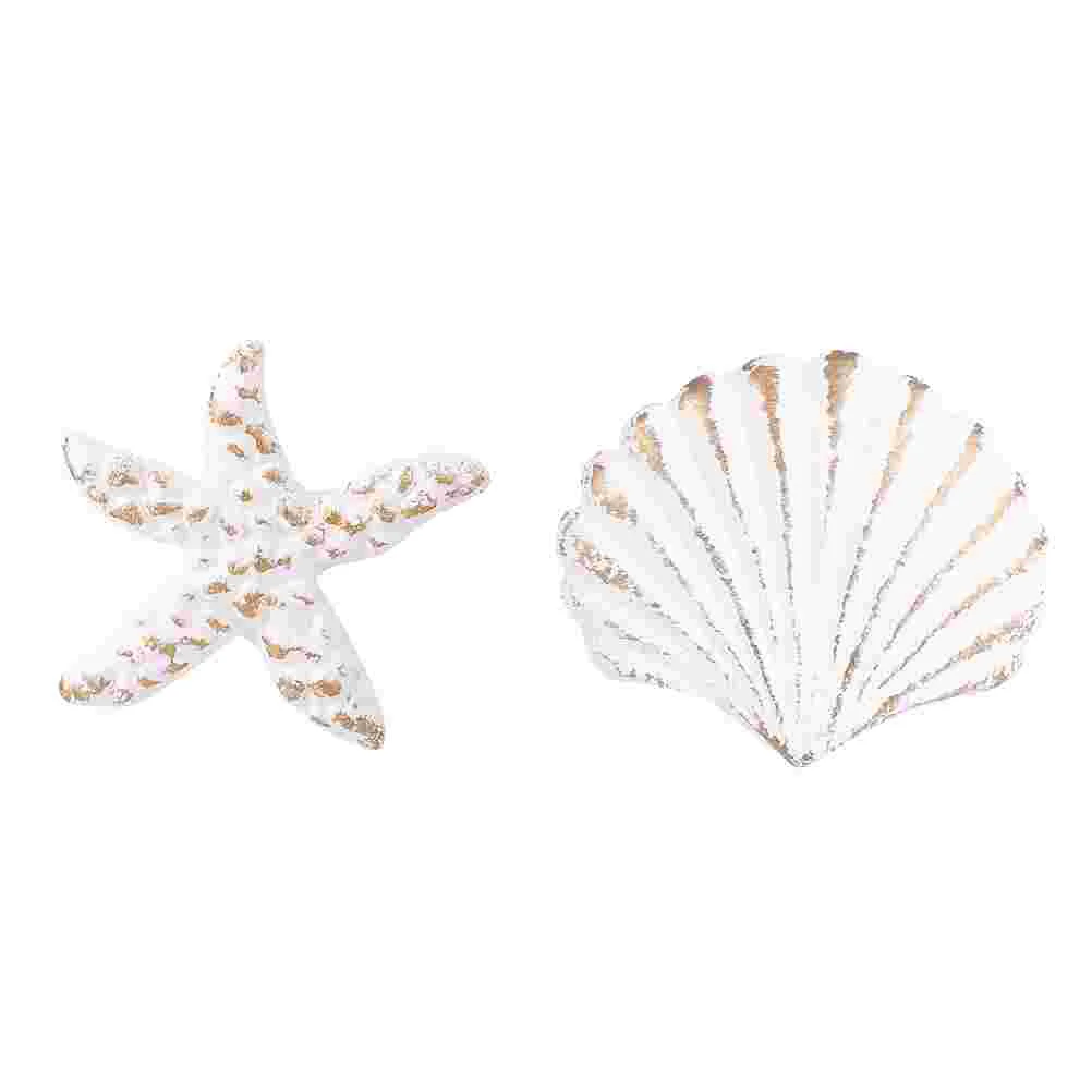 

2Pcs Practical Ocean Style Decorative Retro Drawer Handle Drawer Iron Wardrobe