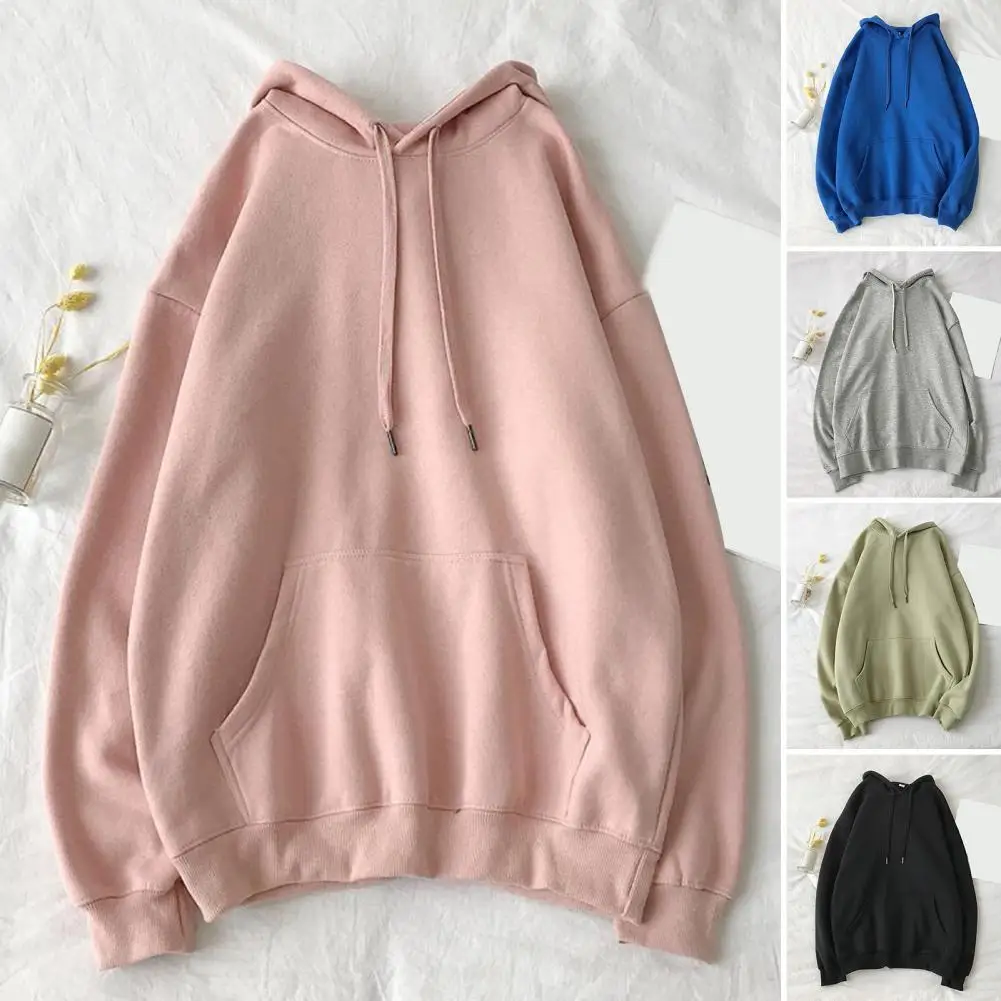 

Men Hoodie Stylish Sporty Solid Color Pure Color Hood Sweatshirt Men Clothing Men Sweatshirt Pullover Sweatshirt