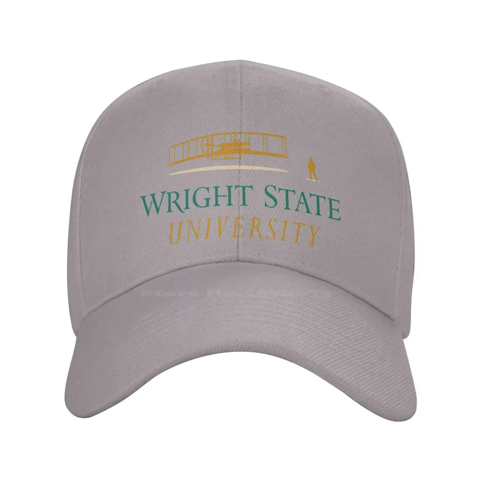 

Wright State University Logo Fashion quality Denim cap Knitted hat Baseball cap