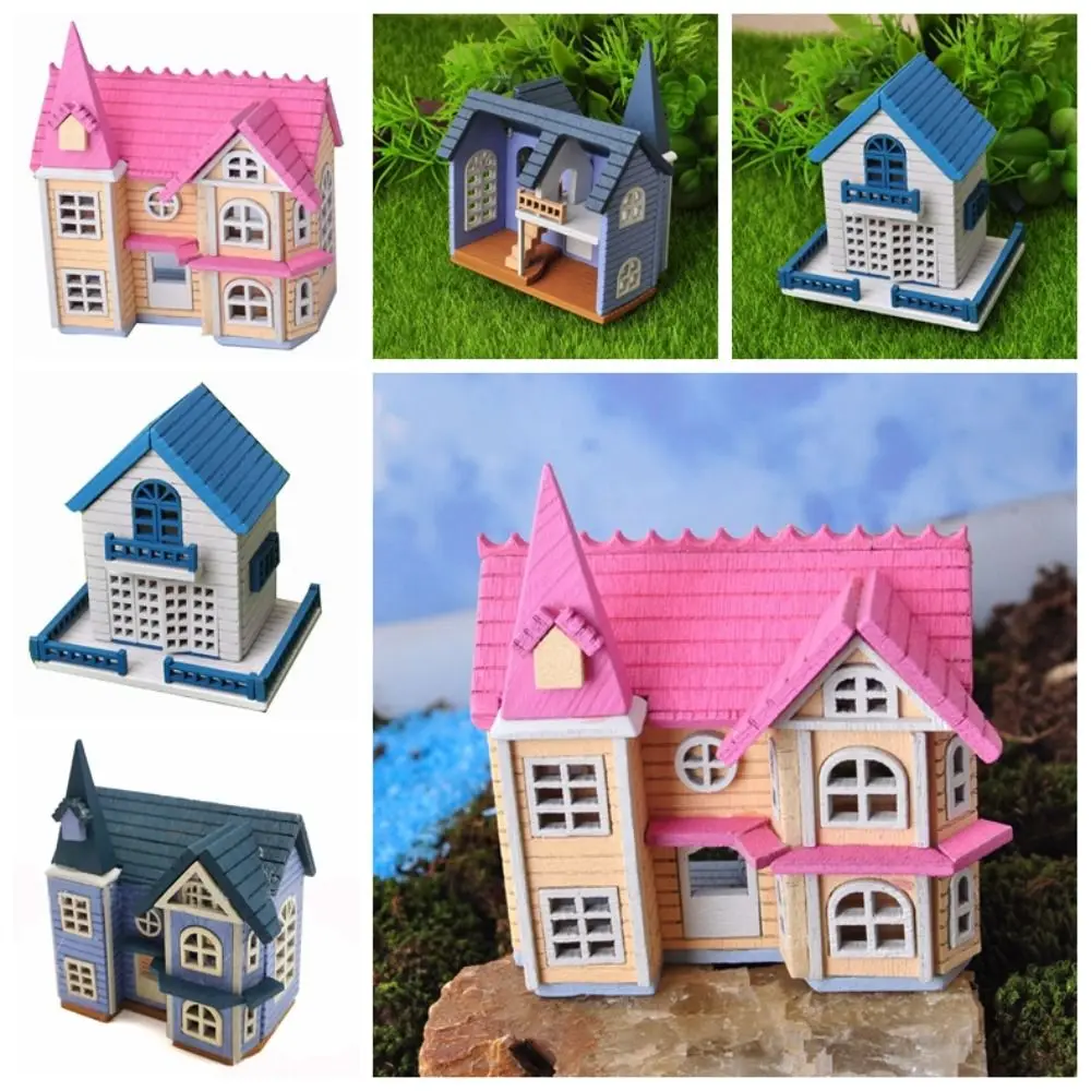 

Creative Scene Model 1/12 Toys Playing House Wood Villa Puzzle Miniature Doll Houses DIY Dollhouse Kit