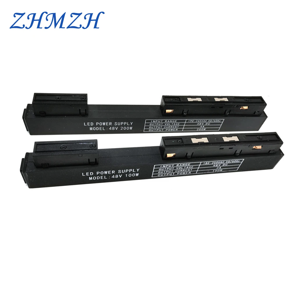 Светодиодный драйвер ZHMZH, 36 Вт, 100 Вт, 200 Вт, изолированный источник питания низкого напряжения, 48 В постоянного тока, В переменного тока для трекового светильника, магнитная лампа