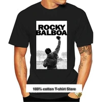 camiseta blanca rocky balboa muestra el title original nueva