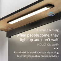 led ultra thin 203040cm motion sensor wireless usb cabinet night light wardrobe lamp kitchen cabinet bedroom led night light
