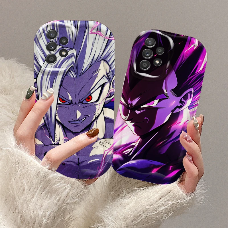 D-Dragon Ball Comics Goku Art Для Samsung A55 A54 A53 A52 A35 A34 A33 A32 A25 A24 A23 A22 A21S A15 A13 A14 5G Wave Oil TPU