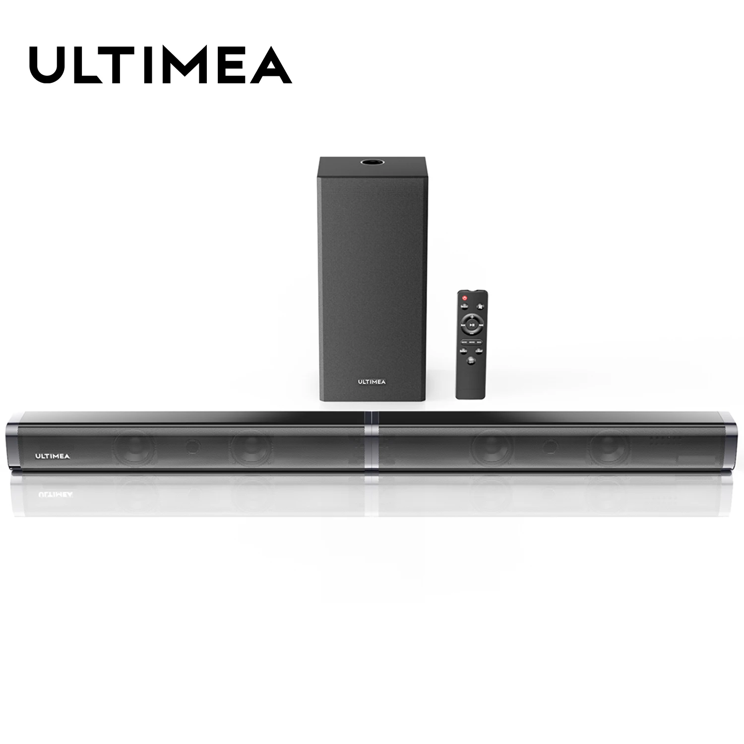 

ULTIMEA 100W TV Soundbar with Subwoofer Bluetooth Speakers Deep Bass 3D Stereo Surround Sound for Home Theater Soundbar Speaker