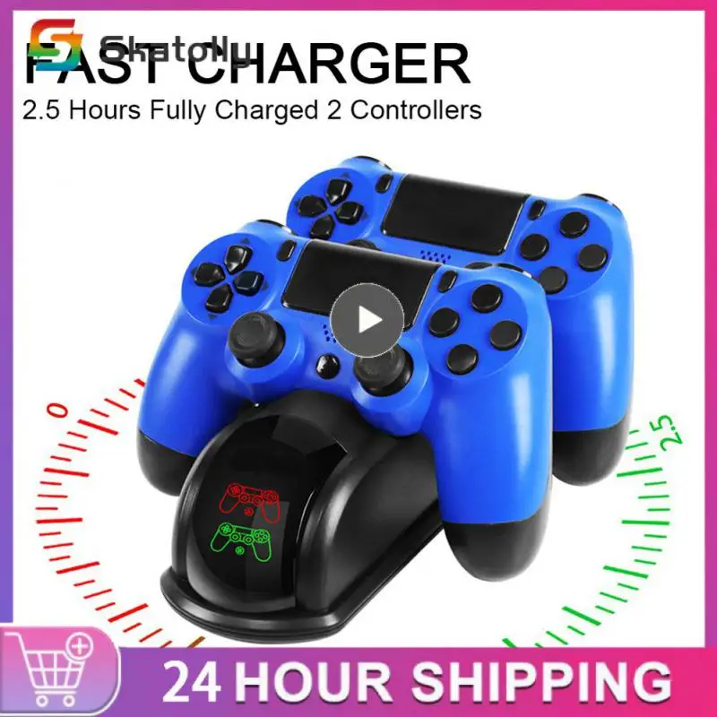 

Fast Charging Dock Charger Station Wireless Gamepad Controle Charger Gaming Charging Stand Holder Usb Dual Controllers