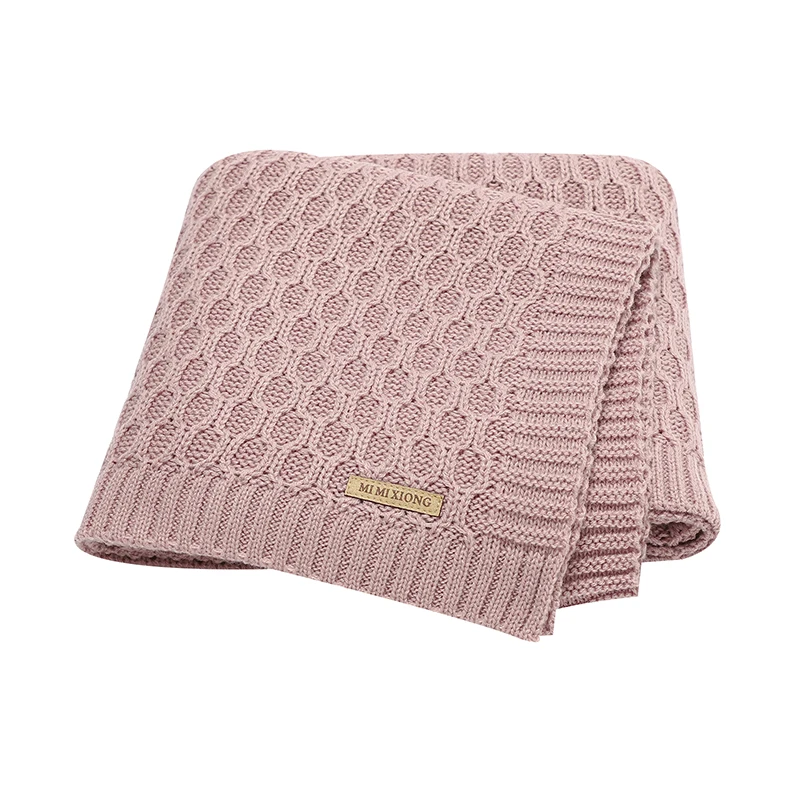 Супер Мягкие Вязаные Детские Одеяла Унисекс Пеленание Для Новорожденных