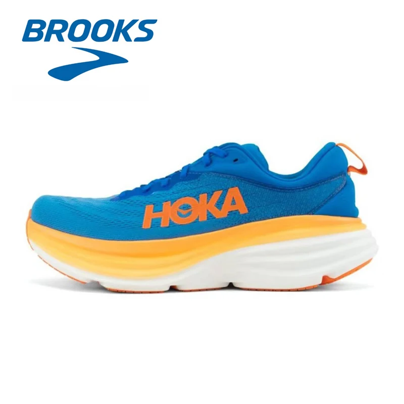 

New Sport Running Shoes Bondi 8 Breathable Anti Slip Cushioning Road Runs Shoes Men Sport Shoes Lifestyle Outdoor Sneakers Women
