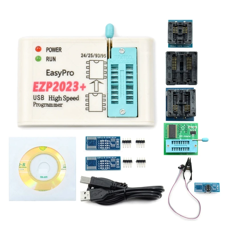Высокоскоростной программатор SPI EZP2023 + с поддержкой 24/25/93/95 EEPROM Bios 25T80 сжигание