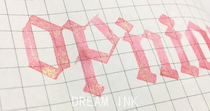 Фото Чернила для перьевых ручек DREAMINK Ningzhi Color Sheen, 5/20 мл, с эффектом мерцания, для каллиграфии и рисования, канцелярские товары для офиса и школы №2