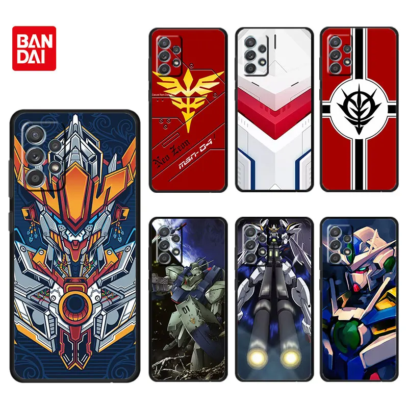 

Bandai Phone Case For Samsung Galaxy A12 A52 A51 A71 A72 A11 A13 A02s A22 A32 A41 A21s Cover Silicone Funda Gundam Unicorn Mask