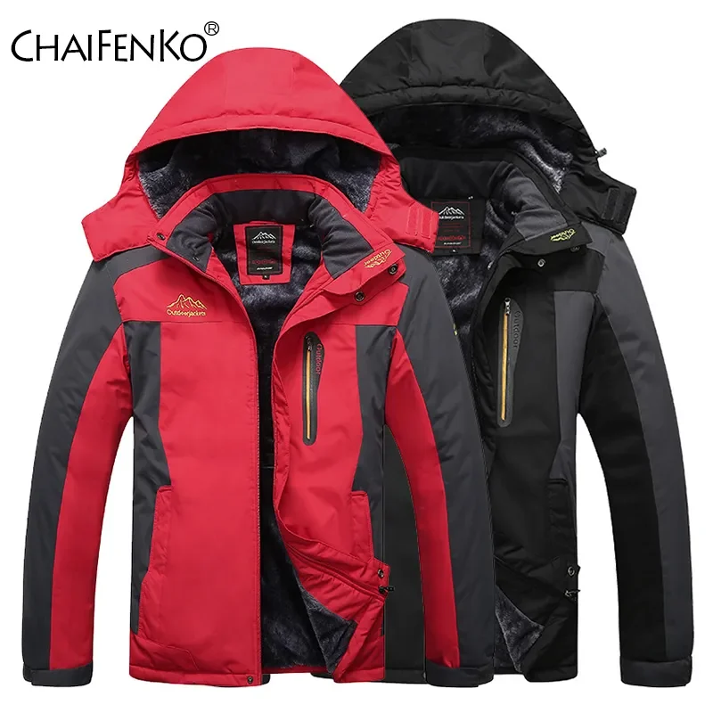 

Mens 2021 Winter Fleece Warm Thick Parkas Jacket Coat Men High Quality Outdoor Outwear Waterproof Hooded Casual Parkas Men L-9XL