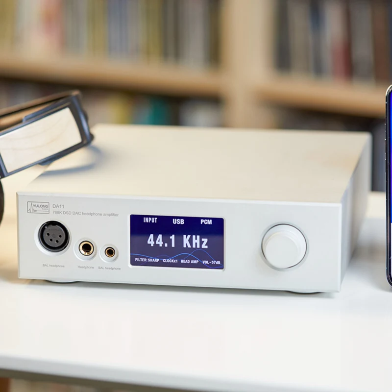 YuLong DA11 ES9038PRO DSD512 DAC 768 кГц декодирование усилитель предусилитель Настольный