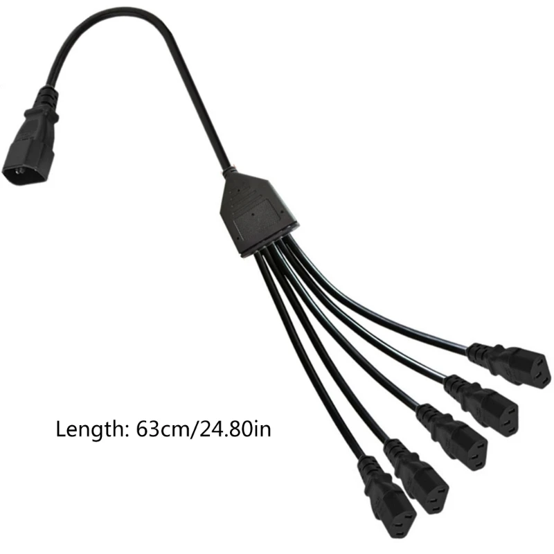 3-контактный разъем C14 на IEC320-C13 адаптерный шнур штекер розетку кабель-переходник