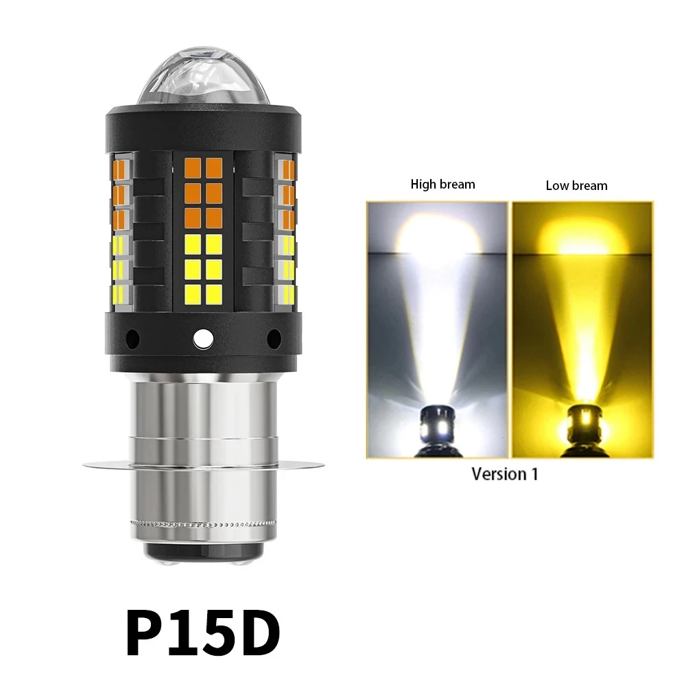 

Super Bright Motorcycle Accessories LED Headlight Bulb H4 Hi/Lo Beam H6 BA20D explorers Spotlight For Moto Scooter ATV White 12V