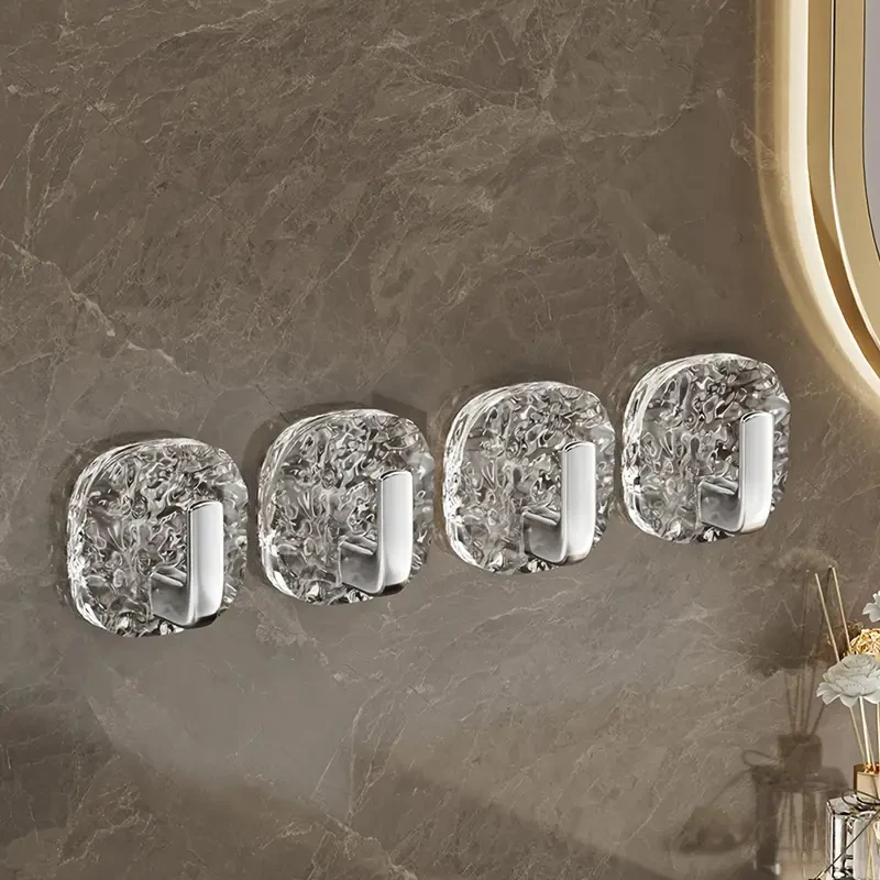 

4 шт. прозрачные крючки для ванной комнаты