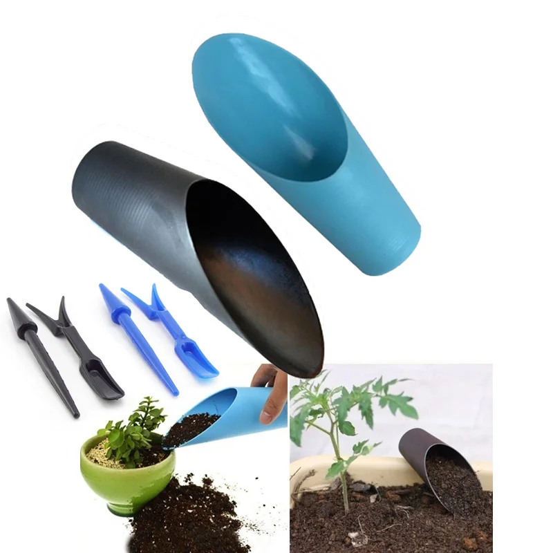 

Gardening 1pcs Plastic Spade Shovel diy Cup for Succulent Bonsai Plant Helper Garden Tools supplies 16 * 6cm