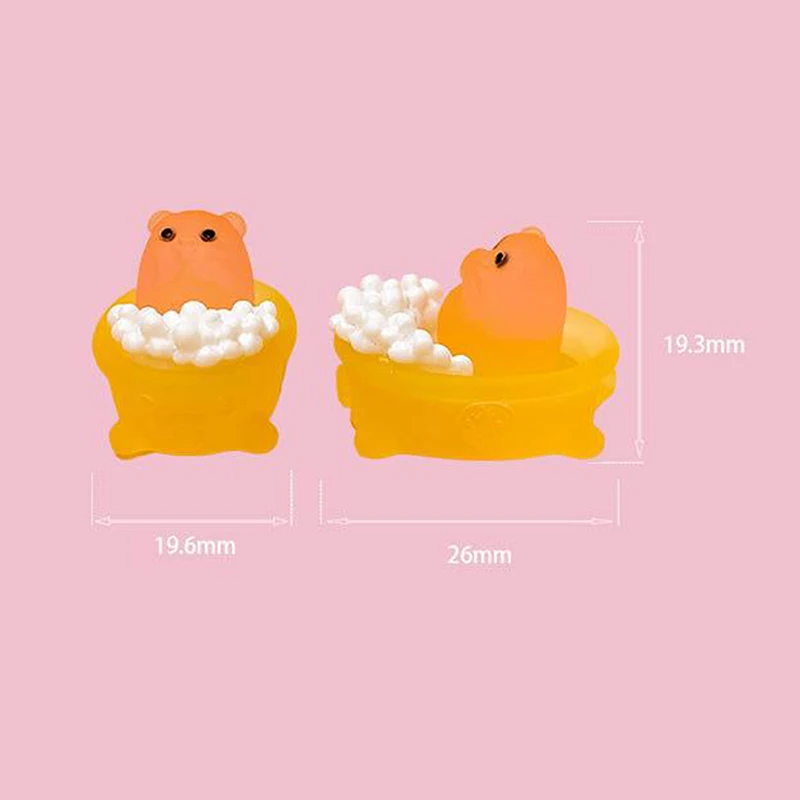 2 шт. светящиеся полимерные фигурки свиньи из мультфильма |