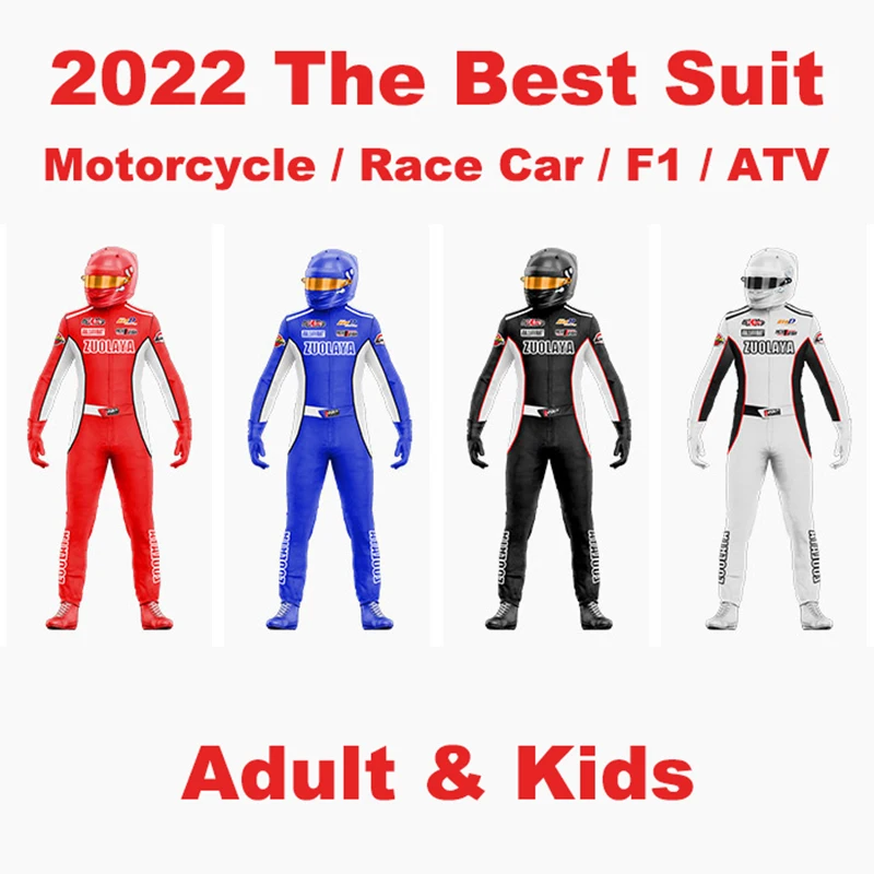 Kart Suit off-road Vehicle One-piece Suit ATV waterproof Karting Suits Sparco Racing Car Jumpsuit For Adult And Kids Motorcycle