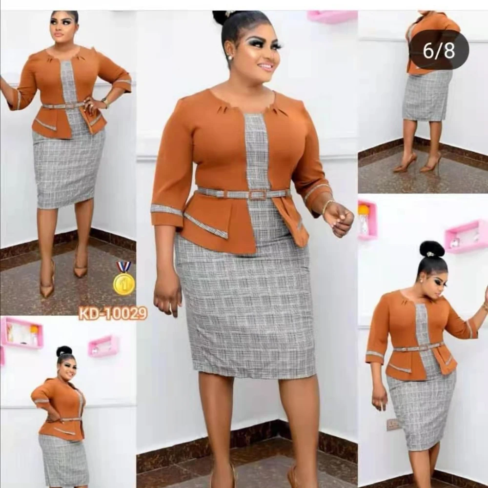 Рисунок 2 - Женское платье-пальто средней длины