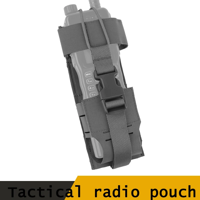 Tactical PRC 152/163 Radio Pouch Bag For Molle Vest Backpack Military Cs Wargame Hiking Camping Army Walkie Talkie Mag Pouches