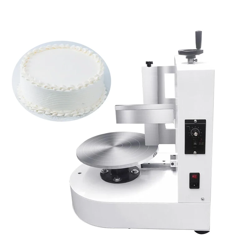 

Electric Cream Smearing Machine For Cake Shop Adjustable Speed Baking Equipment Cream Leveling Machine