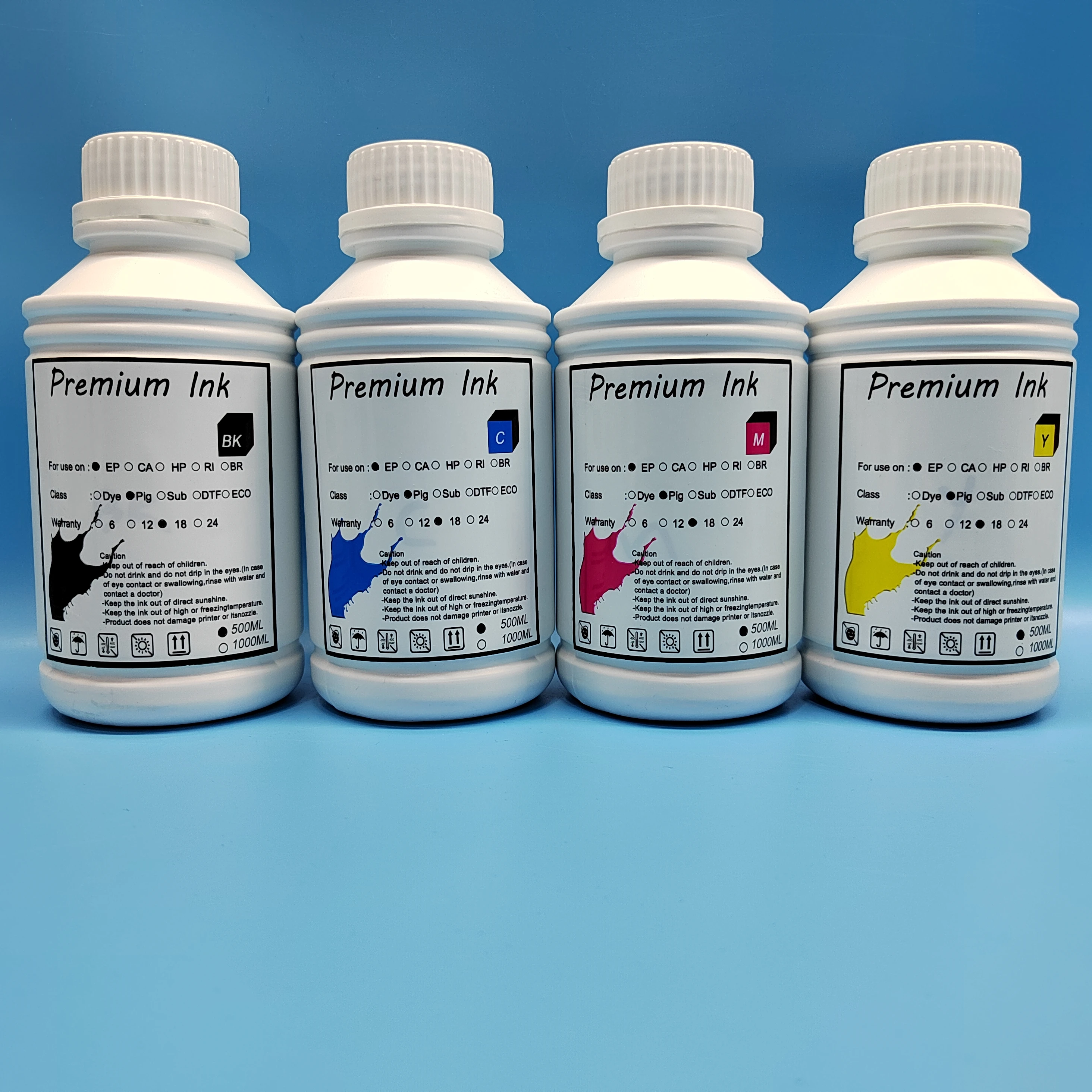 Чернила пигментные на водной основе для Canon PRO300 PRO-250 10 цветов 1 набор 300 мл