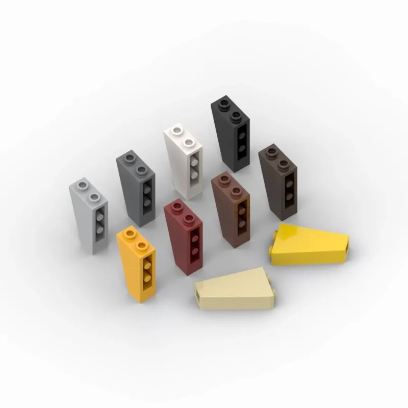 50 шт. MOC 2449 pendenza invertita 75 ° 2x1x3 mattoni совместимизация fai da te particelle Kid Puzzle giocatt Assmble Building