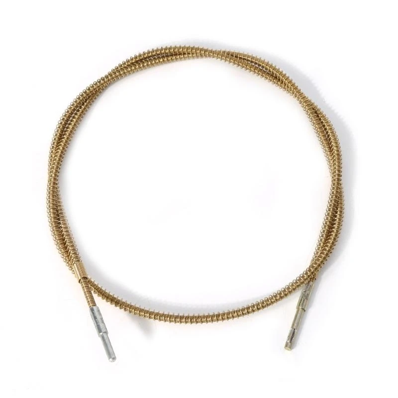 

Металлический Трубчатый кабель с пружинным покрытием, 98 см, 1 шт., для вращающегося шлифовального станка Dremel, гибкий вал G25, большое значение, 4 апреля